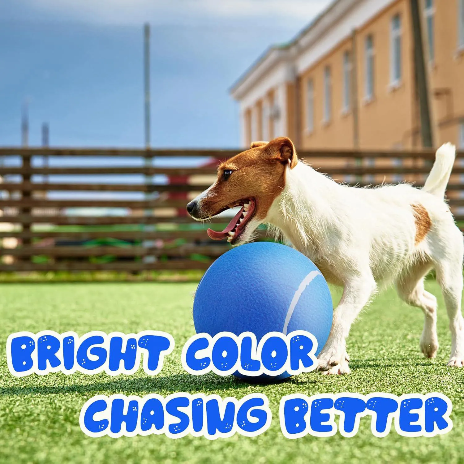 Pelota De Tenis Gigante Para Perros Ideal Para Juegos Al Aire Libre 5