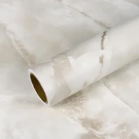 Papel Contacto Autoadhesivo VEELIKE Efecto Mármol Ónix Crema