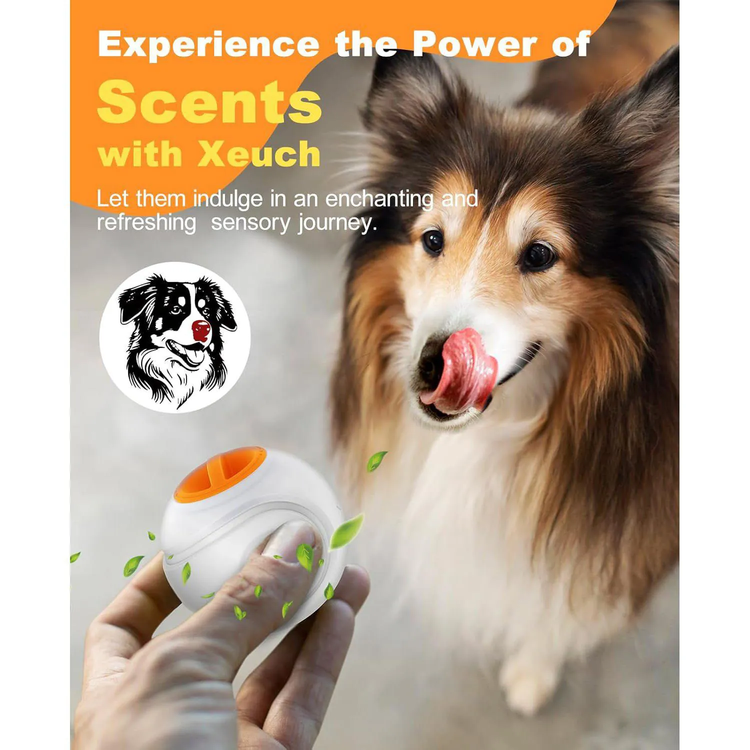 Pelota LED Para Perros Con Aroma Natural Y Carga Rápida Resistente Al Agua 7