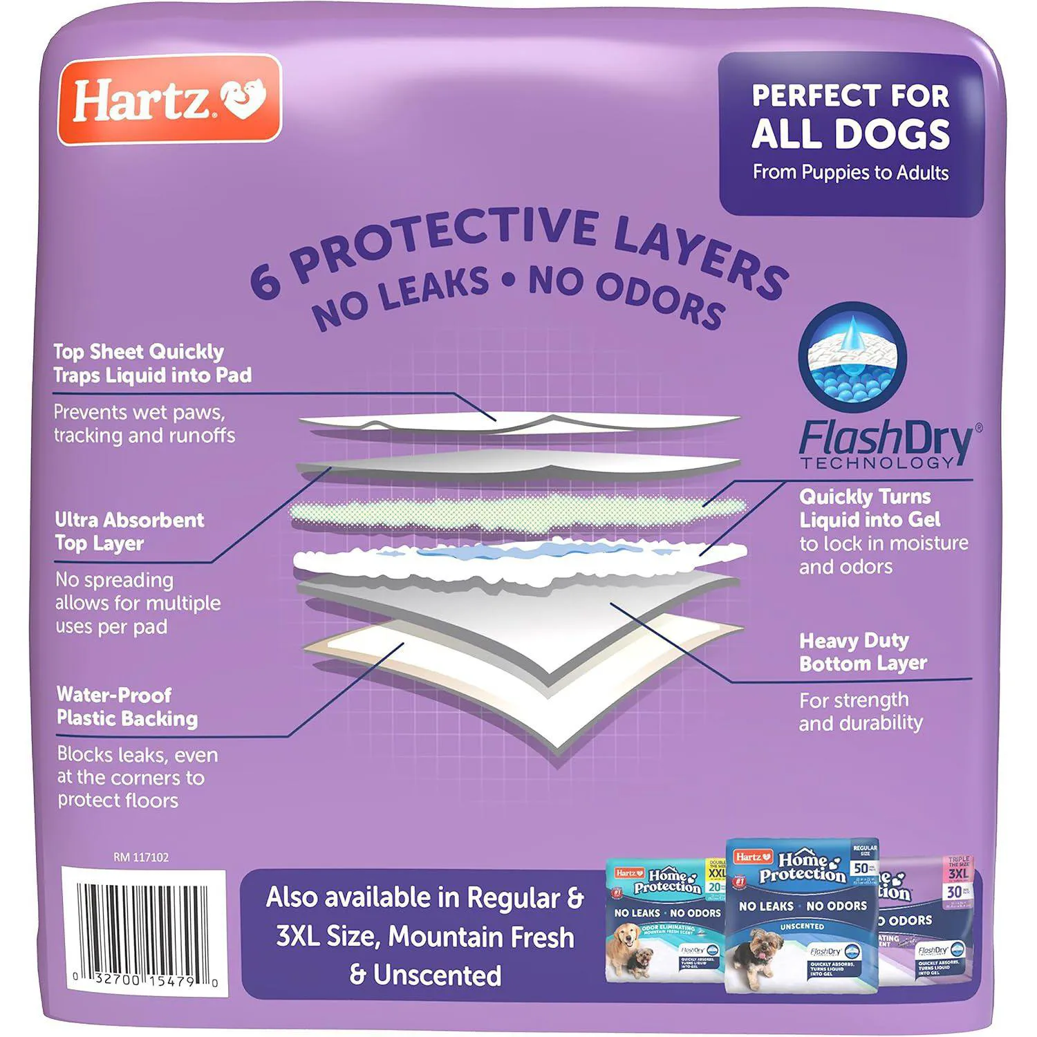 Almohadillas Perfumadas Superabsorbentes Para Perros Hartz Home Protection 8