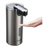 Dispensador Automático de Jabón Sin Contacto Inoxidable Ajustable