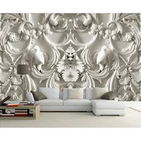 Papel Tapiz Blanco Yeso Moderno