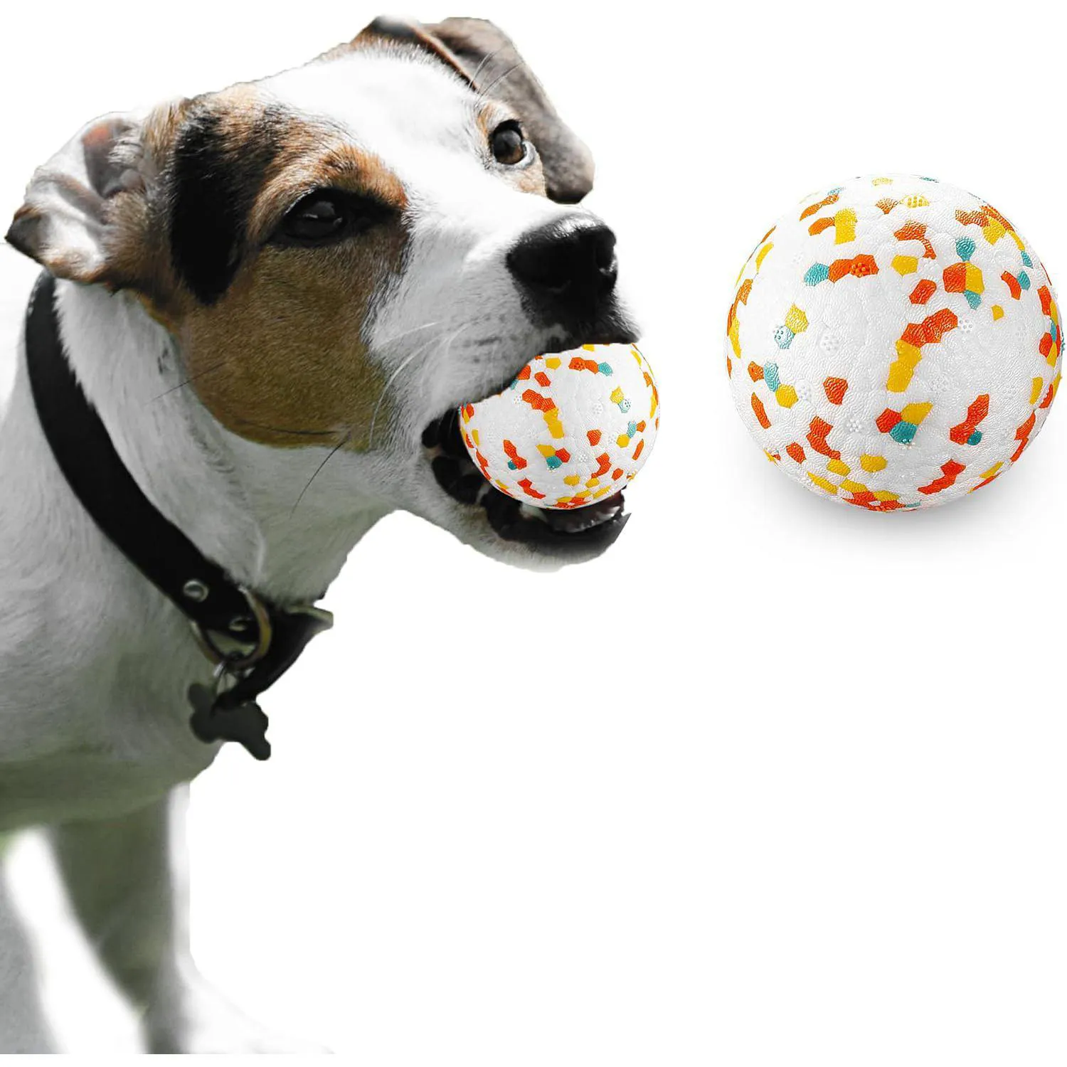 Pelota Resistente Para Perros Masticadores Agresivos Con Alta Elasticidad