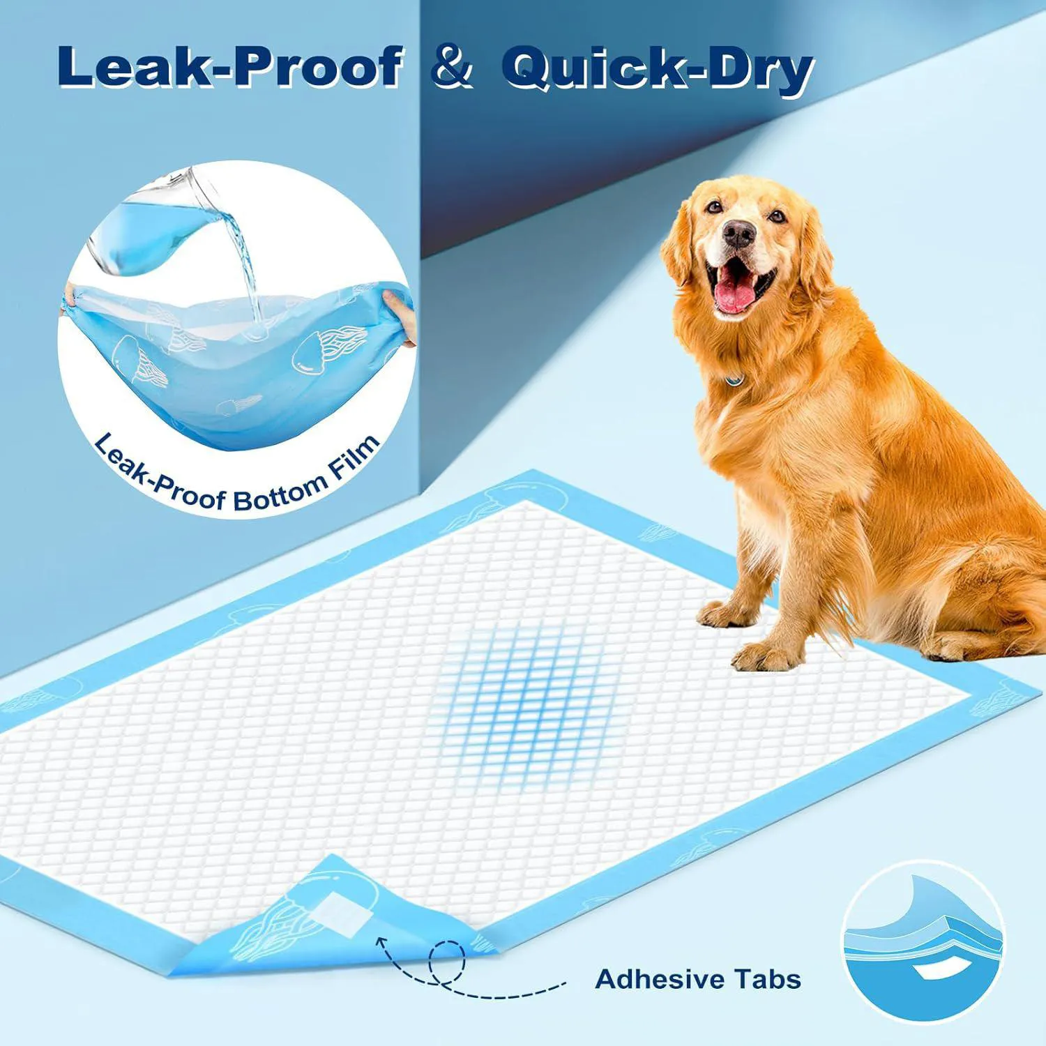 Almohadillas Jumbo para Perros con Control de Olor y Absorción de Alta Capacidad 4