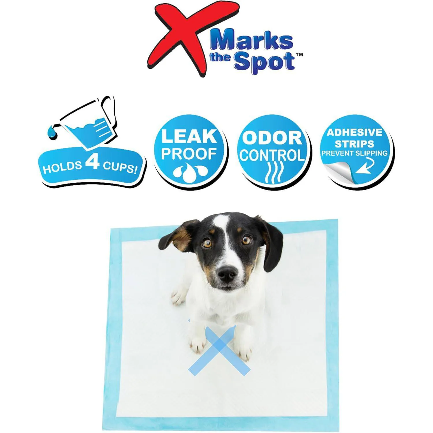 Almohadillas Extra Absorbentes para Cachorros con Adhesivo Antideslizante 3