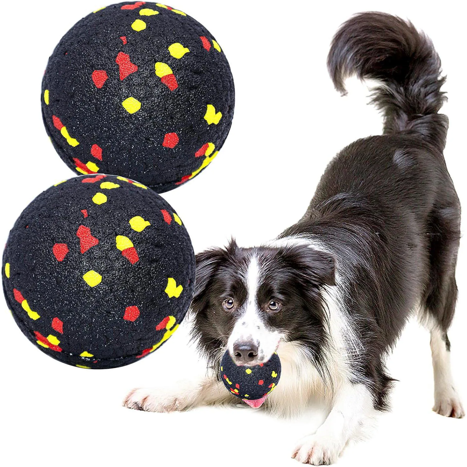 Pelotas De Goma Para Perros Masticadores Agresivos Flotantes Y Súper Resistentes