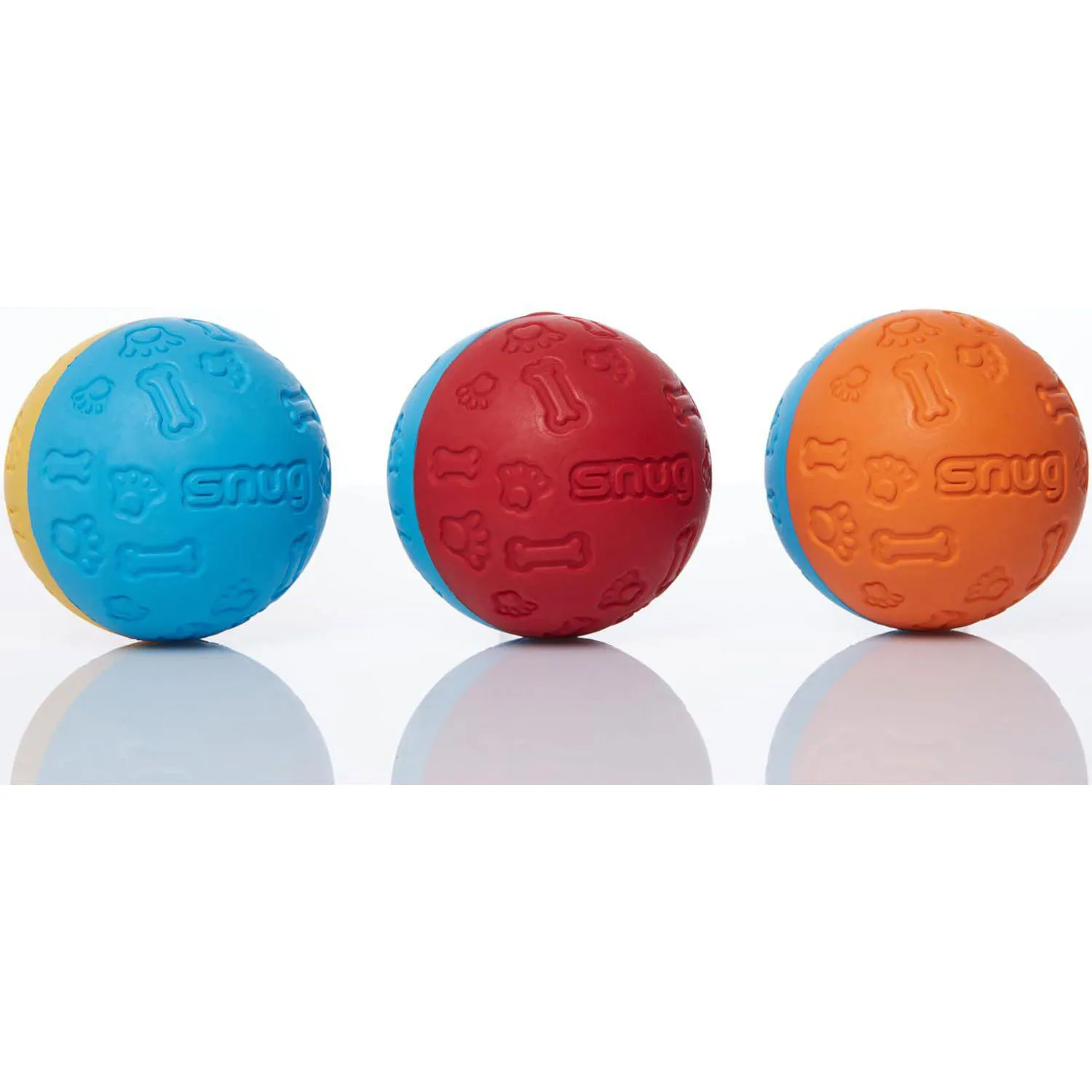 Pelotas de Goma Resistentes para Perros Pequeños y Medianos Color Original