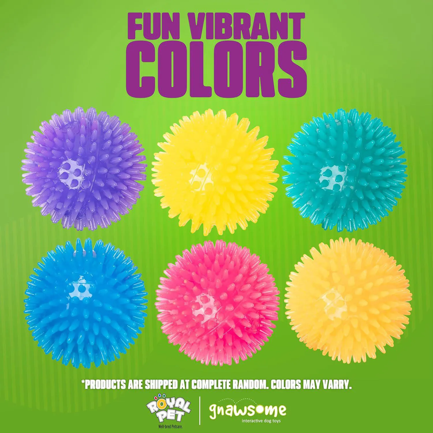 Pelota Gnawsome con Luz y Sonido para Perros con Textura Dental Activa 7