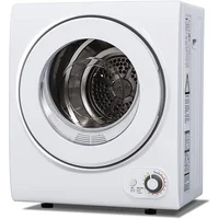 Secadora Portátil EUHOMY de 1.5 Pies Cúbicos con 850 W y Tambor de Acero