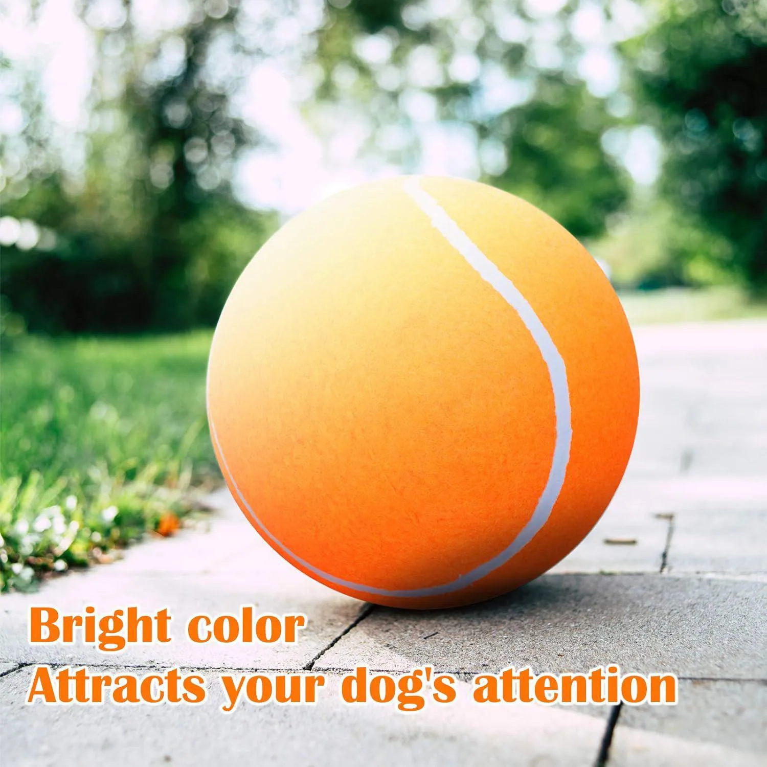 Pelota de Tenis Gigante para Perros Juguete Resistente para Juegos al Aire Libre 7