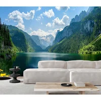 Papel Tapiz Jdayda Paisaje Natural Lago Montaña Seda