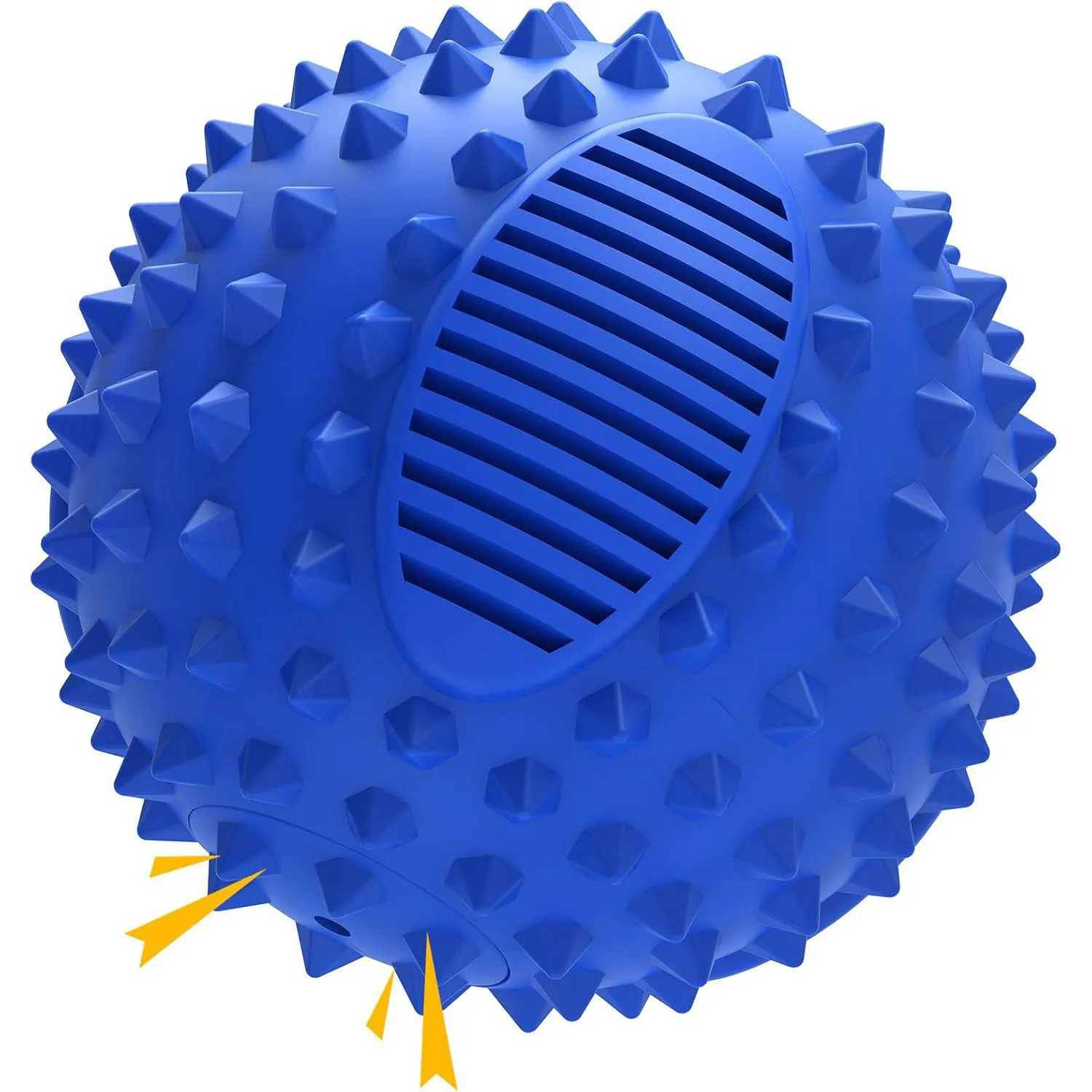 Pelota Chirriante Para Perros Petizer Resistente Flotante Con Sabor A Carne