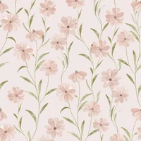 Papel Contact JiffDiff De Margaritas Rosas Autoadhesivo