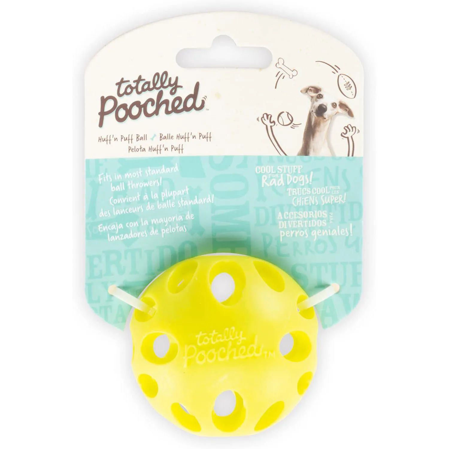 Pelota Interactiva Para Perros Con Compartimentos Para Golosinas Limpieza Dental 8