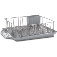 Rack de Secado Grande Farberware con Escurridor y Porta Utensilios