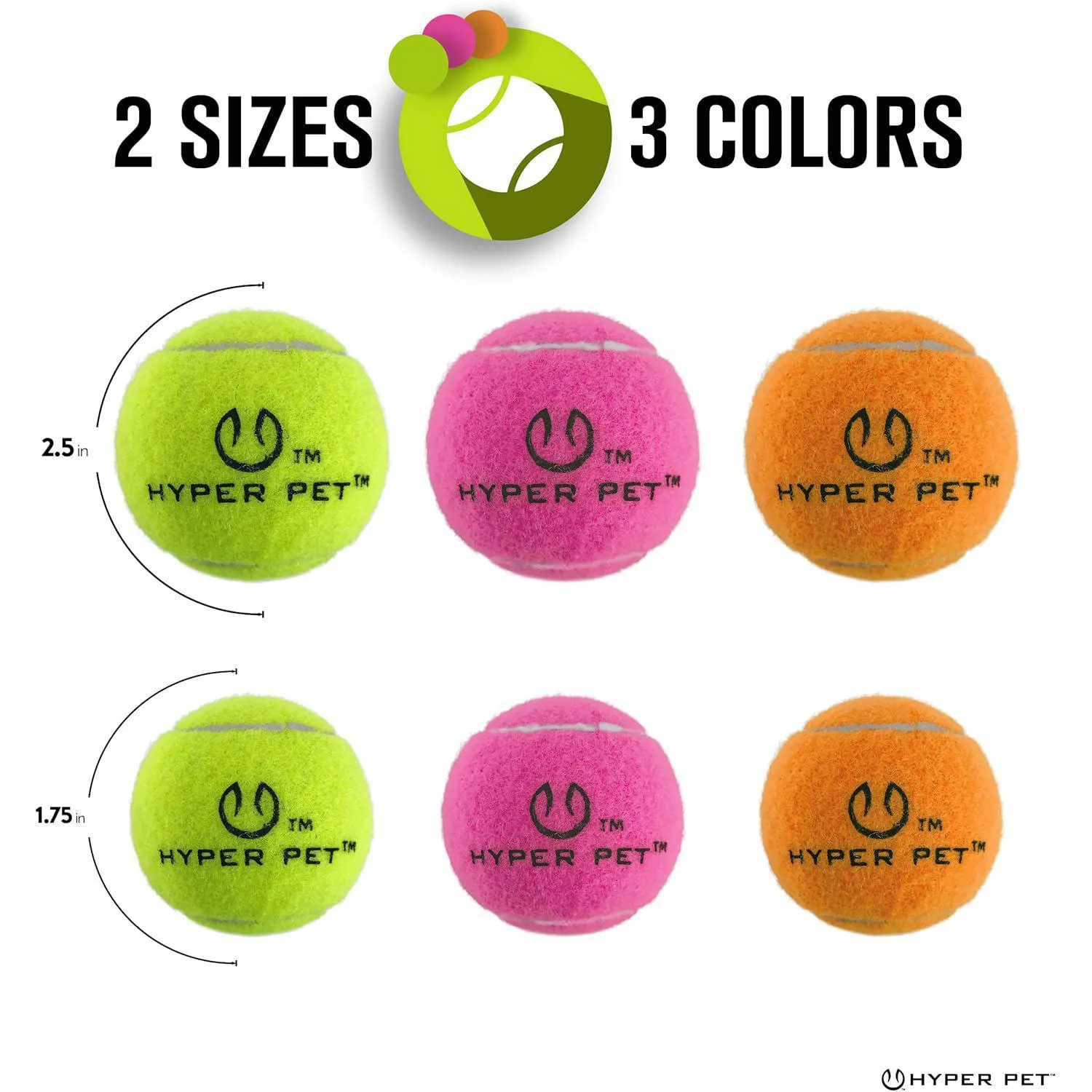 Pelotas Interactivas para Perros Hyper Pet MINI Color Naranja Paquete de 4 7