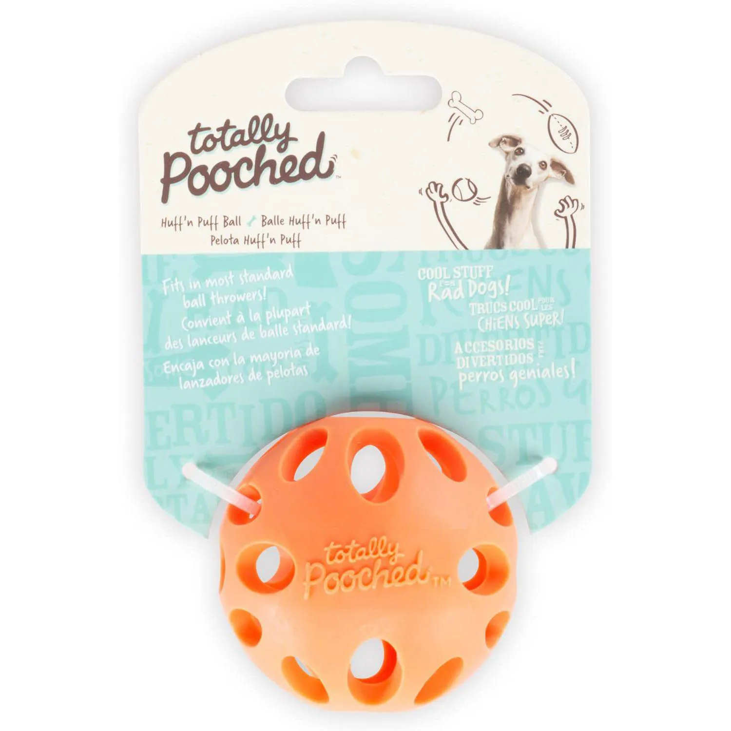 Pelota Interactiva para Perros con Compartimento para Golosinas y Limpieza Dental 8