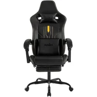 Silla SUKIDA Gamer Ergonómica con Masaje Reclinable y Reposapiés Ajustable