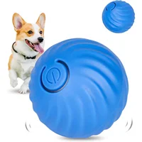 Pelota Inteligente Para Perros Con Rebote Automático Y Rotación Recargable