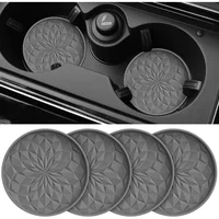 Posavasos De Silicona Para Portavasos De Automóvil Antideslizantes Paquete De Cuatro