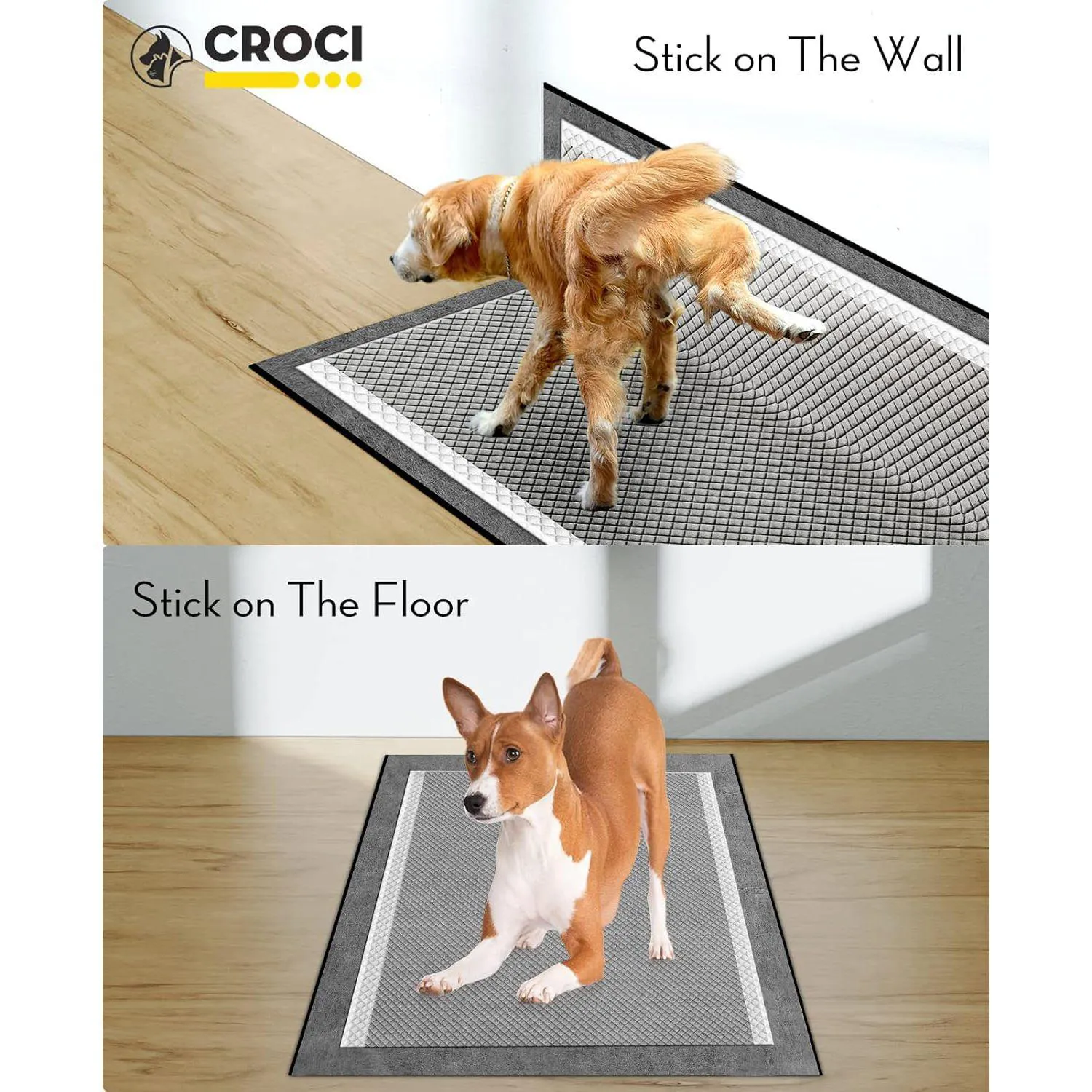 Almohadillas XL Para Perros Con Carbón Activado Y Pestañas Adhesivas 8