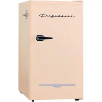 Refrigerador Retro Frigidaire con Congelador y Abrebotellas Rosado