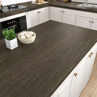 Papel Contact Westick Textura Madera Negra Autoadhesivo