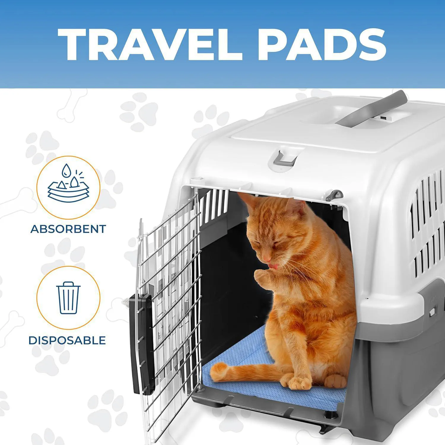 Almohadillas Absorbentes Para Transportadoras De Mascotas Paquete De Dos Unidades 3