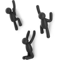 Ganchos de Pared Umbra Buddy Decorativos y Resistentes Juego de 3 Unidades