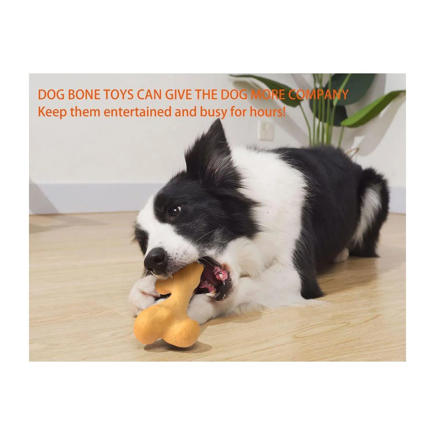 Juguete Masticable Para Perros De Nailon Indestructible Con Sabor A Pollo 7