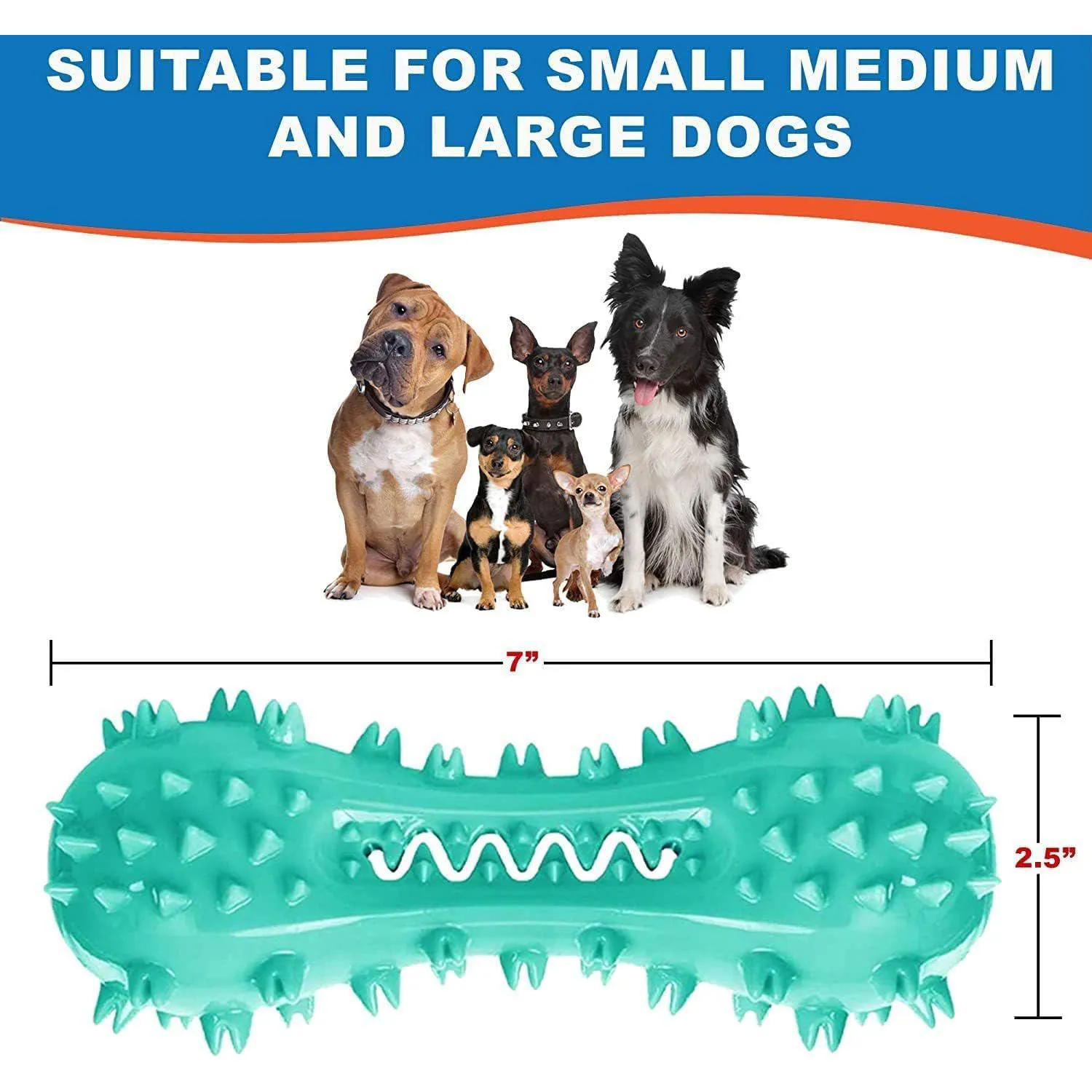 Juguete Masticable Para Perros Con Diseño De Cepillo Dental Para Limpieza Bucal