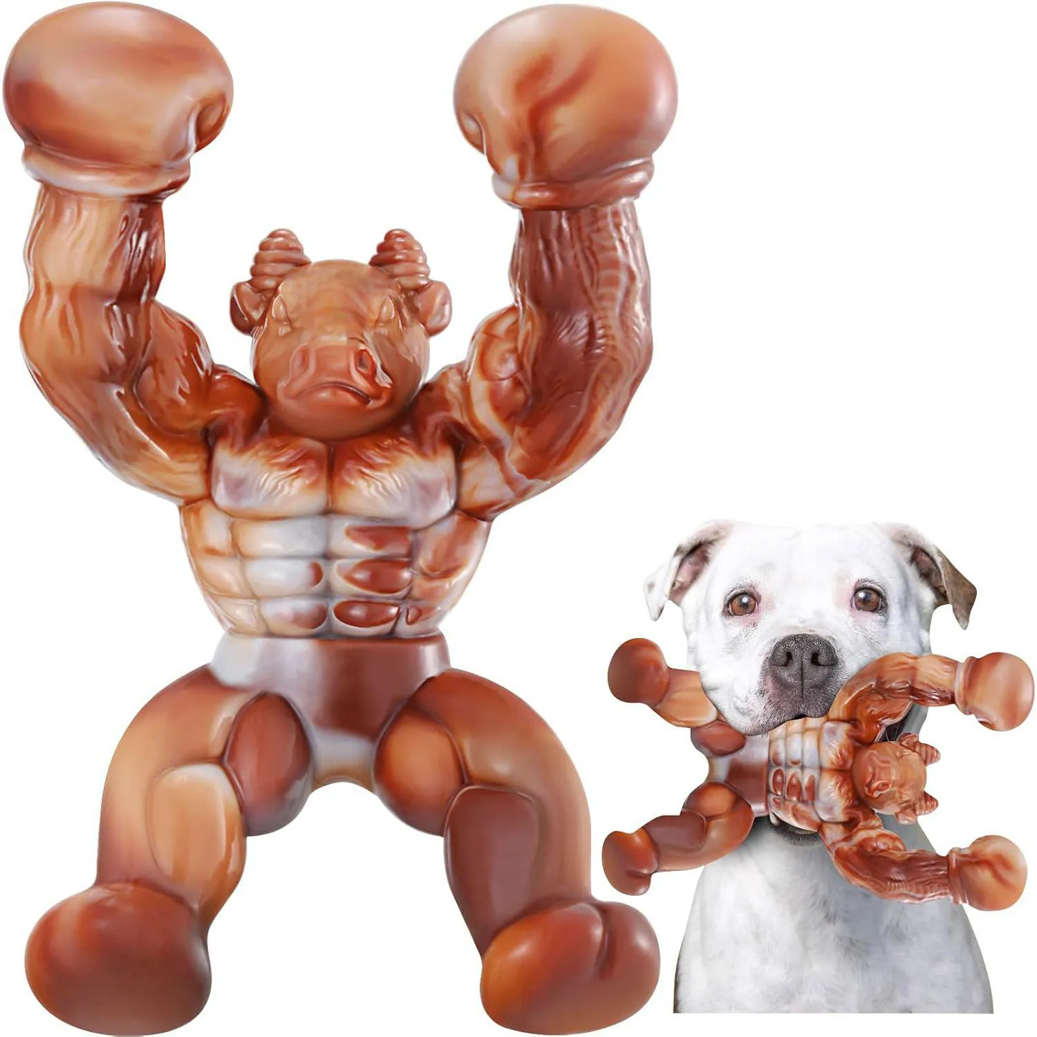 Juguete Interactivo Para Perros Ruxan Resistente Con Espacio Para Golosinas