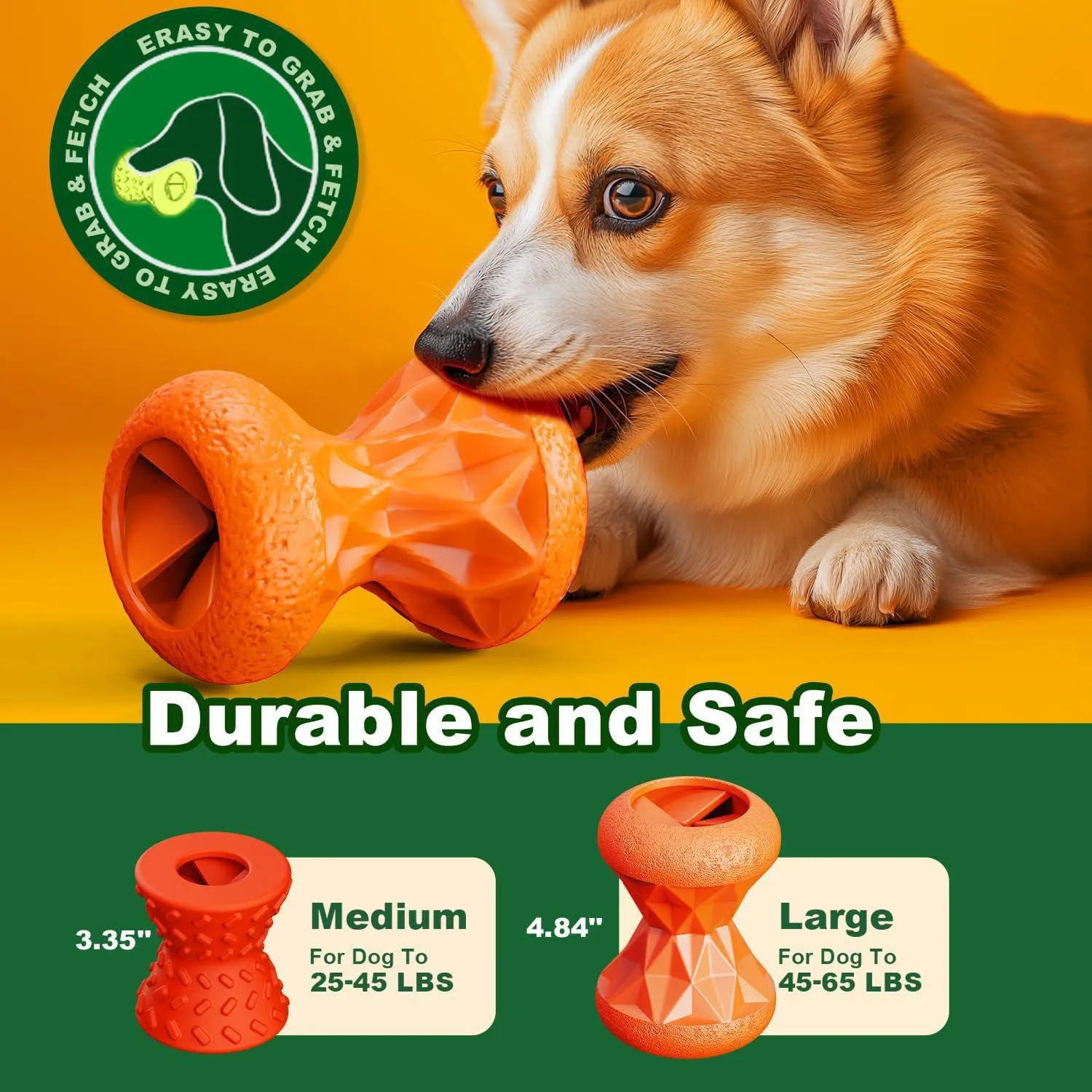 Pelota Interactiva Para Perros Con Dispensador De Golosinas Sabor A Tocino 5