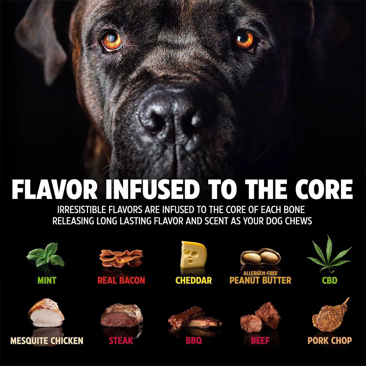 Juguete Masticable Para Perros De Nailon Con Sabor A Menta Ideal Para Mandíbulas Fuertes 3