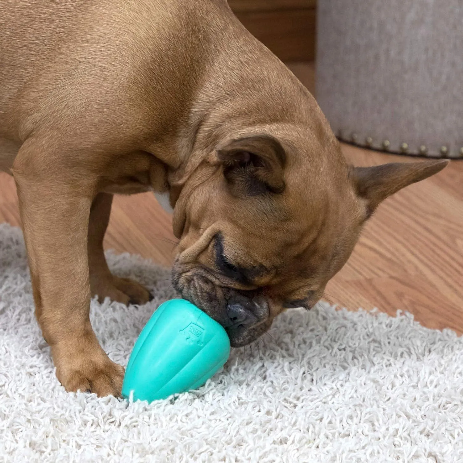 Juguete De Goma Natural Para Perros Súper Resistente Paquete De Dos Chew King