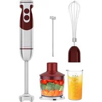 Batidora de Mano MegaWise 5 en 1 400W con Accesorios Color Blanco
