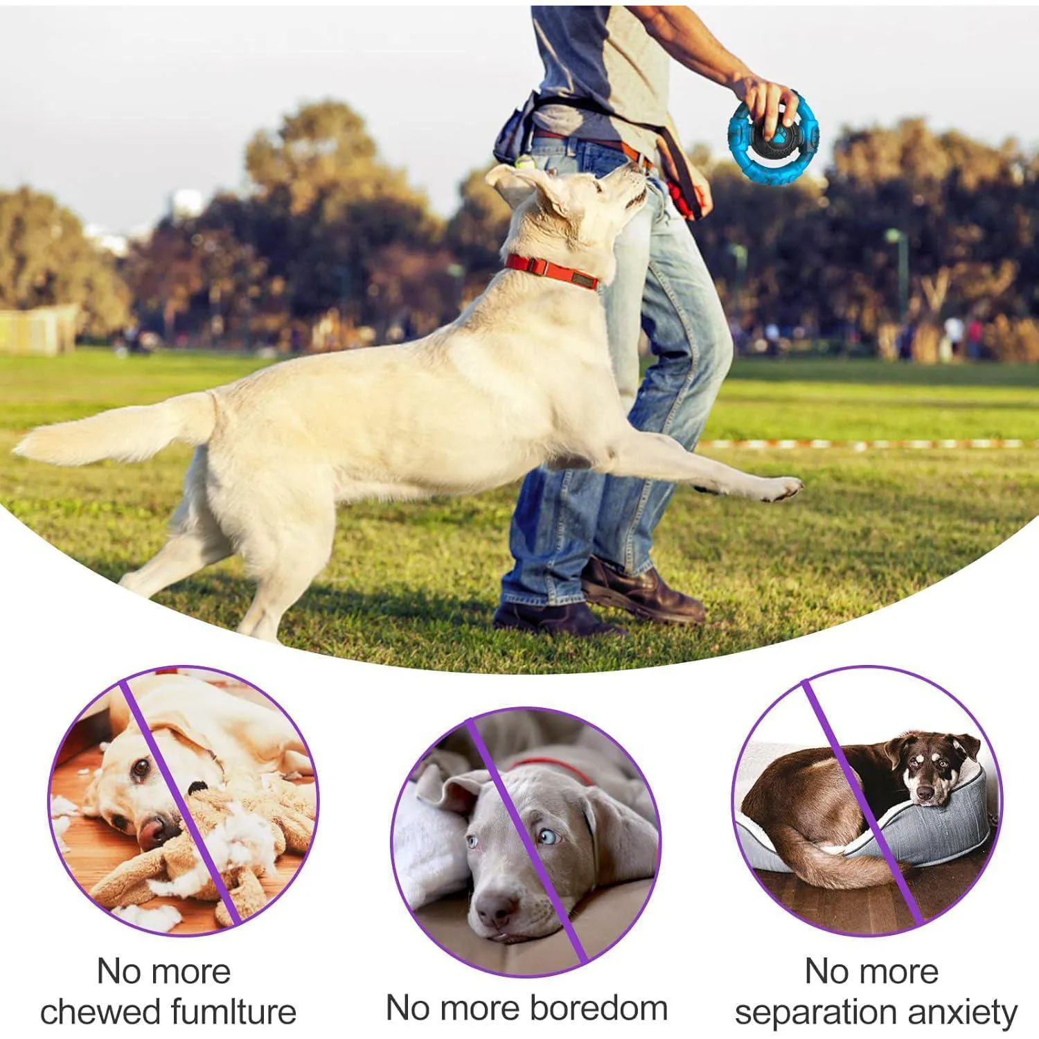 Juguete Chirriante Resistente Para Perros Masticadores Agresivos 4