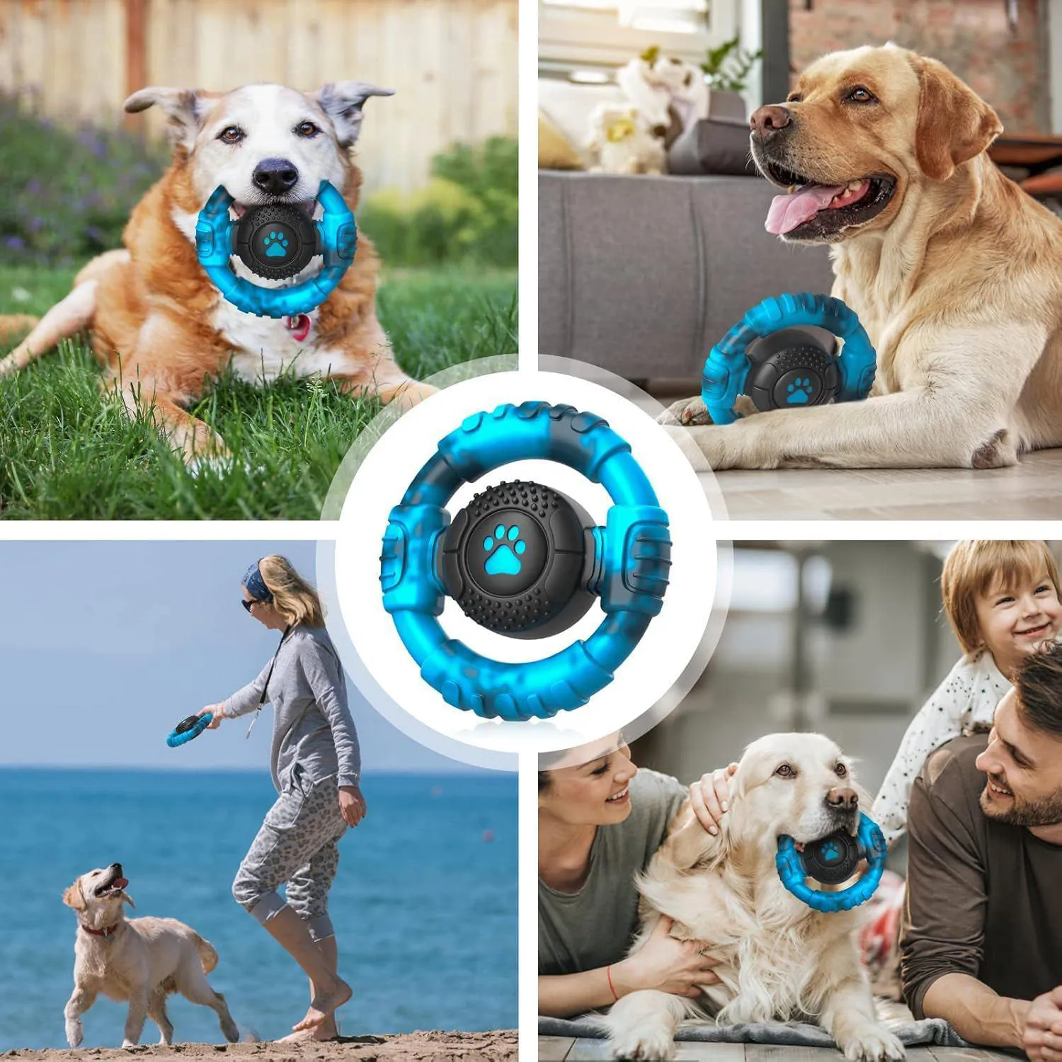 Juguete Chirriante Resistente Para Perros Masticadores Agresivos 6