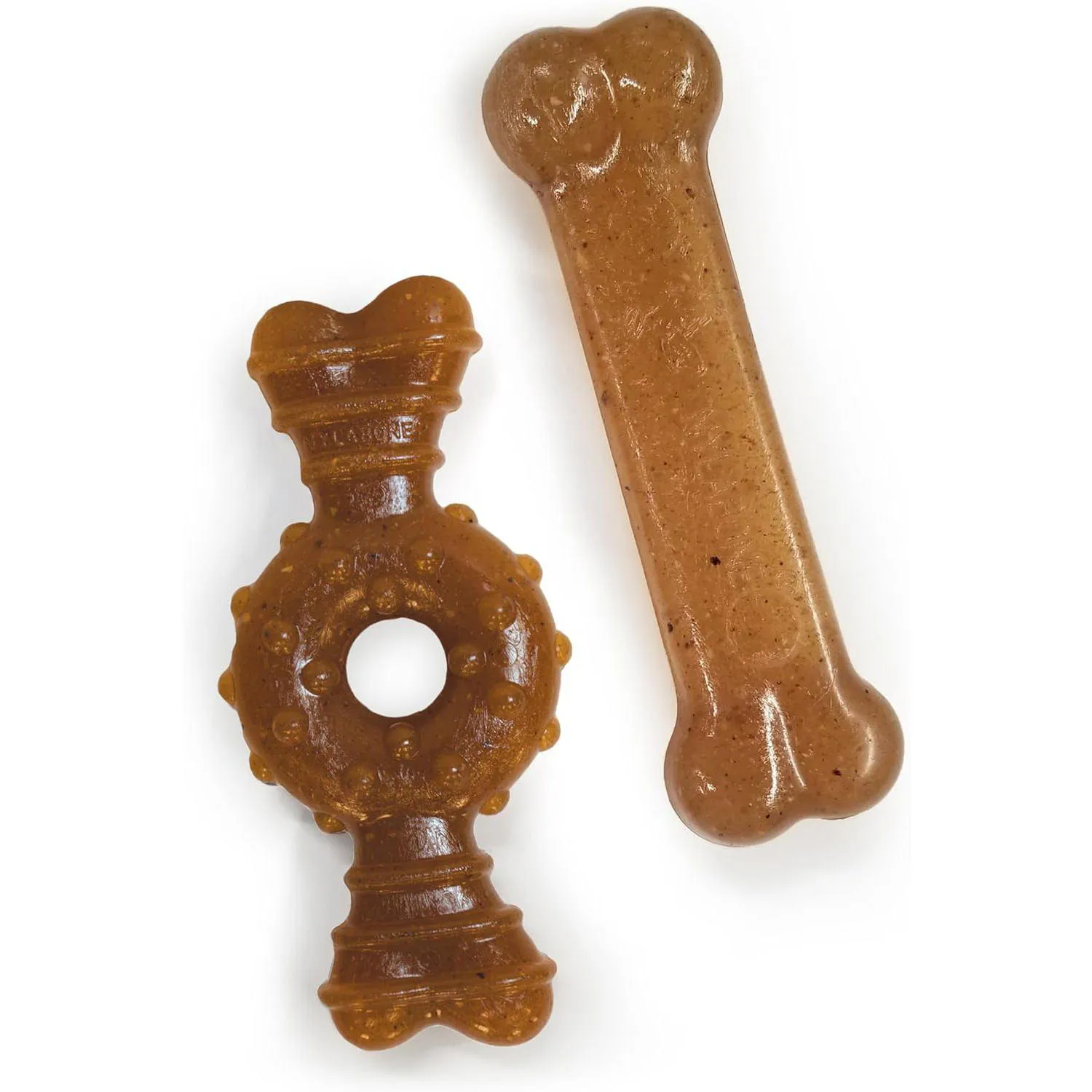 Juguetes para Cachorros Nylabone Ring Bone y Teething Bone Sabor Pollo