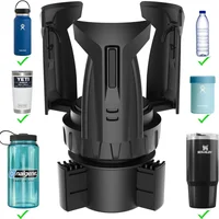 Expansor Automático De Portavasos Para Automóvil Compatible Con Botellas Grandes