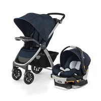 Silla de Bebé para Carro Chicco Bravo Trio 3 en 1 con Coche y Base KeyFit 30