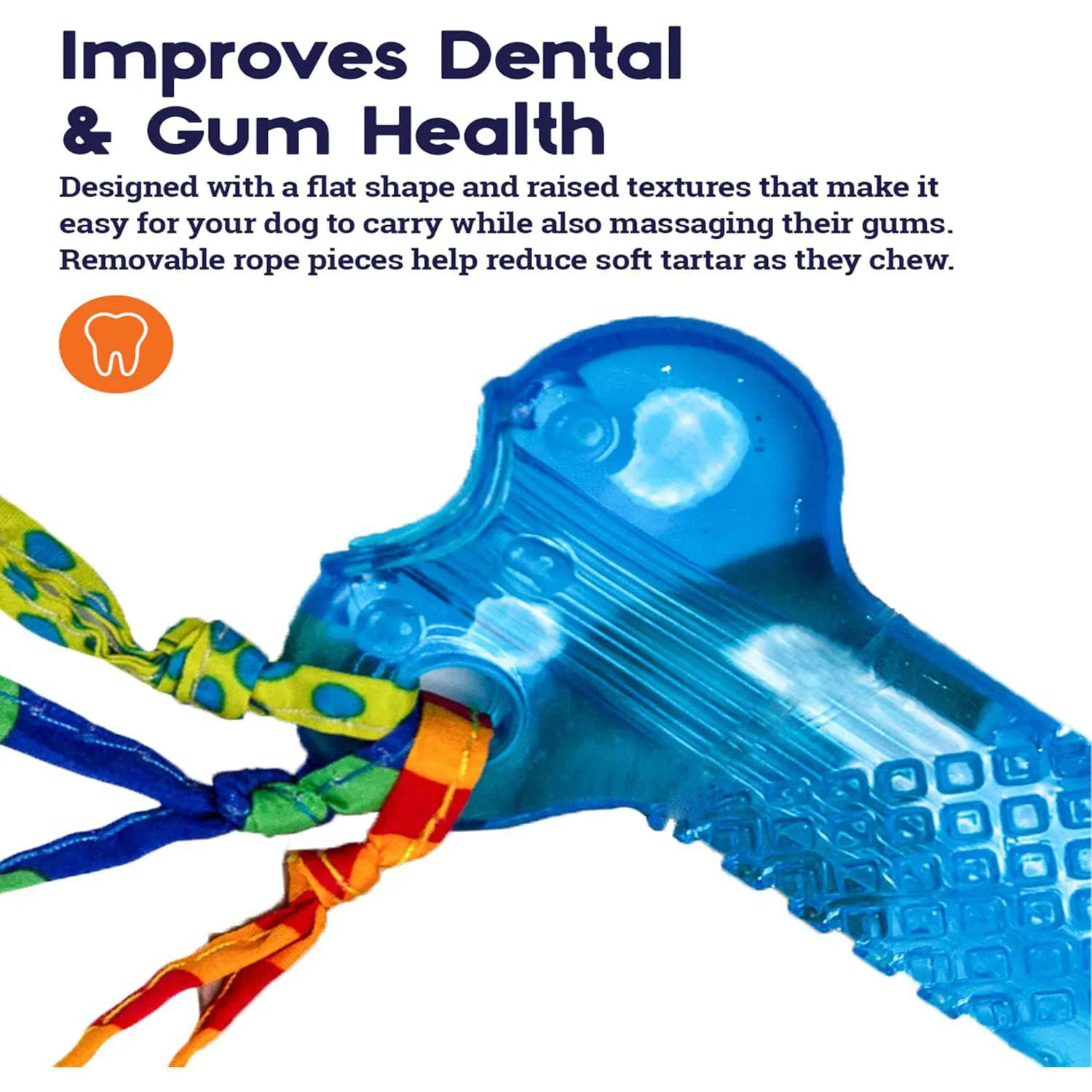 Hueso Petstages Para Cachorros Con Textura Dental Y Juego Seguro 5