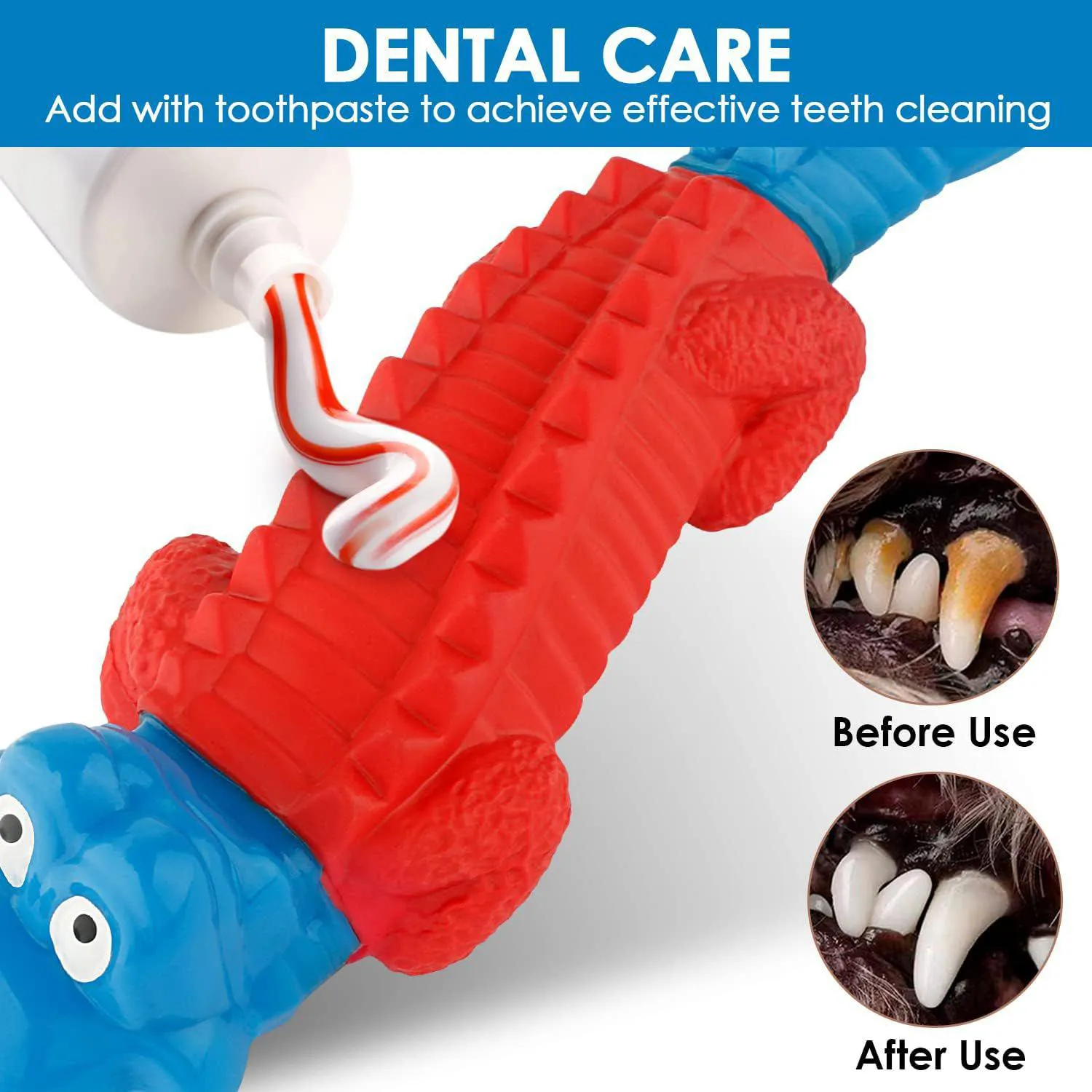 Juguete Masticable Para Perros Con Diseño Cocodrilo Sabor Carne Y Alta Resistencia 3