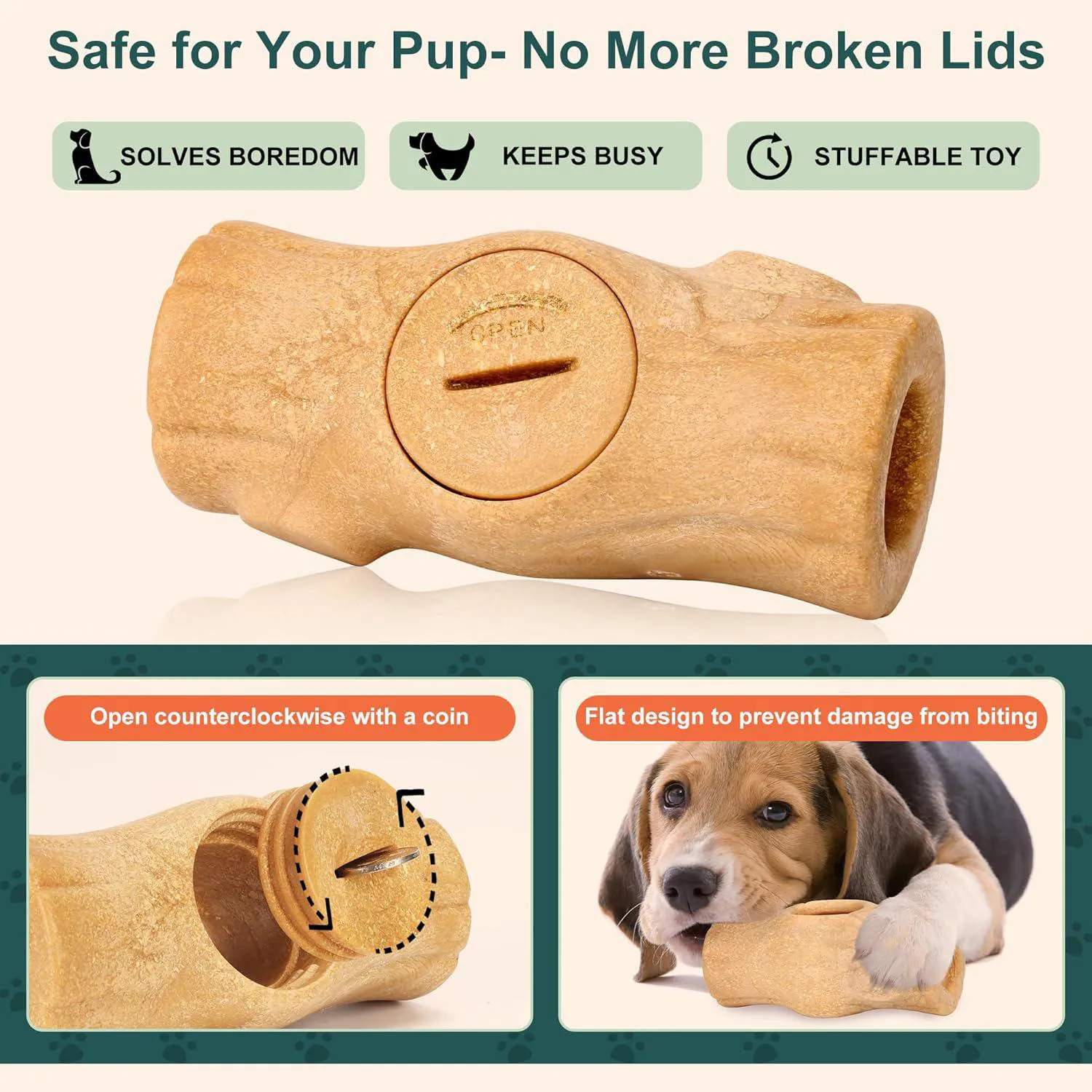 Juguete Interactivo Para Perros Con Soporte De Golosinas Congeladas Y Limpieza Dental 7