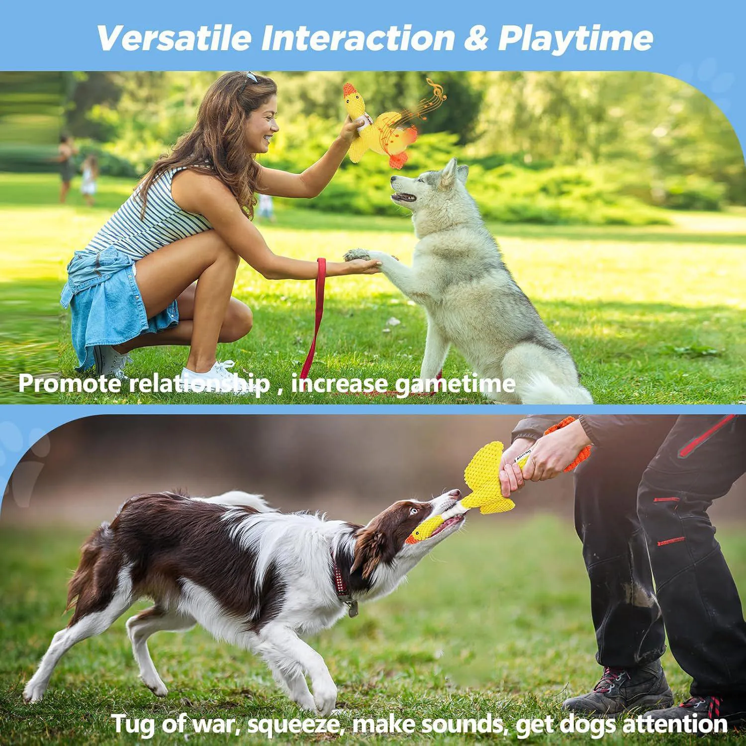 Juguete De Peluche Resistente Para Perros Con Sonido Chirriante Y Limpieza Dental 6