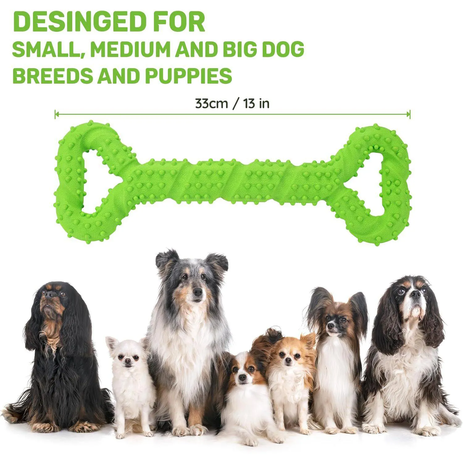 Juguete Resistente Con Forma De Hueso Para Perros Masticadores Agresivos 3