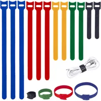 Abrazaderas de Cable Reutilizables Ajustables 200 Piezas