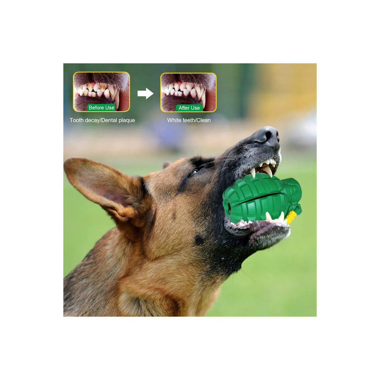 Juguete Masticable Resistente Para Perros Con Forma De Granada Y Aroma A Piña 3