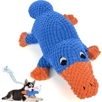 Juguete De Peluche Chirriante Para Perros Grandes Con Diseño Resistente De Ornitorrinco