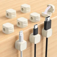 Pinzas Magnéticas para Cables Ajustables 9 Pack Color Negro